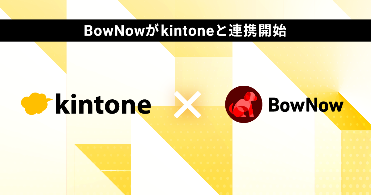 クラウドサーカスのMAツール『BowNow』が、サイボウズ社『kintone』と連携！  “カンタンで効率的な”営業DX環境の提供を開始