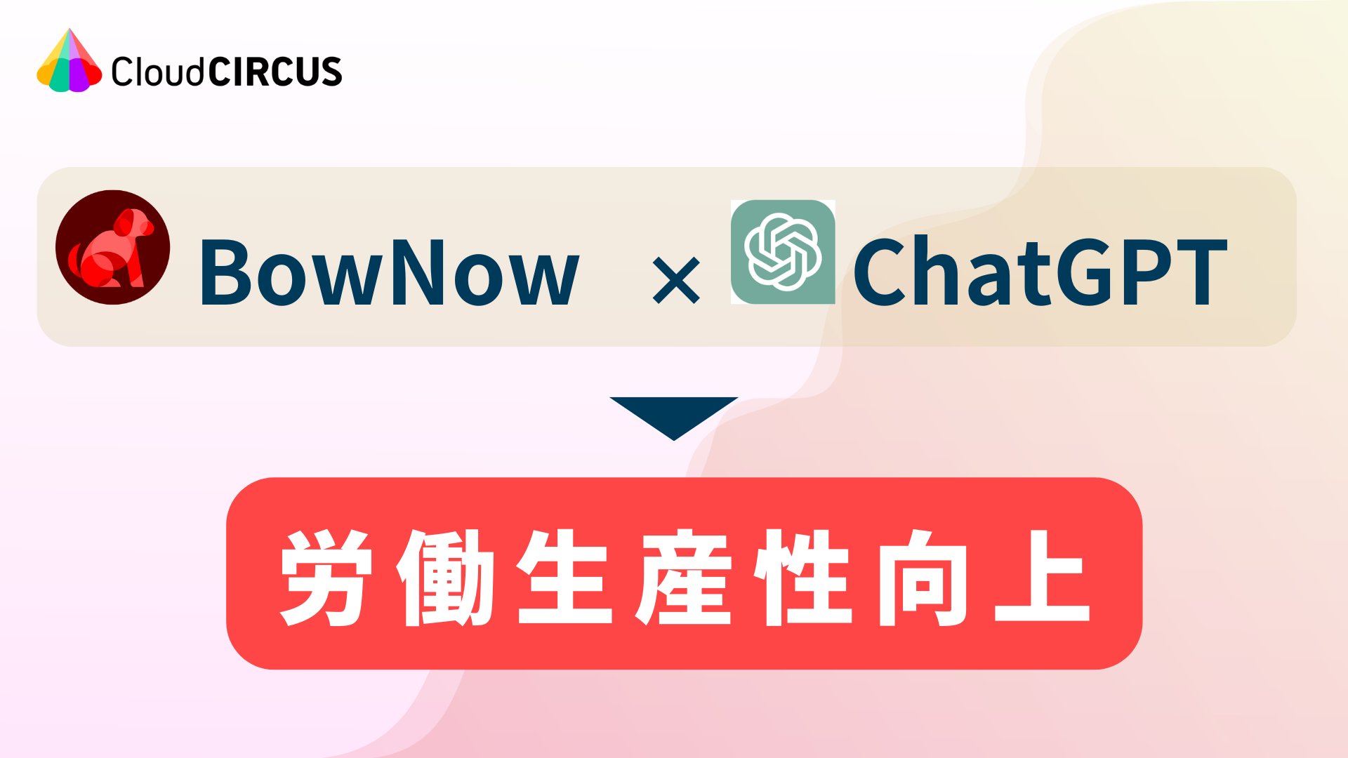 Cloud CIRCUSのMAツール『BowNow』がChatGPTを活用した時短メール生成機能をリリース